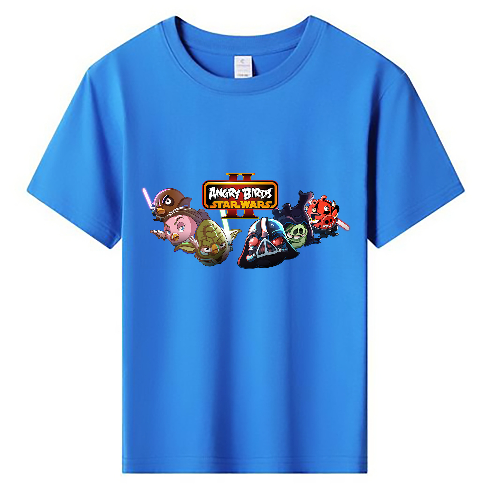 （画像用） Angry Birds アングリーバード 綿100％キッズTシャツ（フロントプリント）